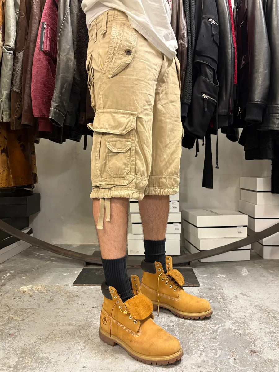 FW2006 Dolce & Gabbana Beige Multi Pockets Cargo Short gECIDGV 2