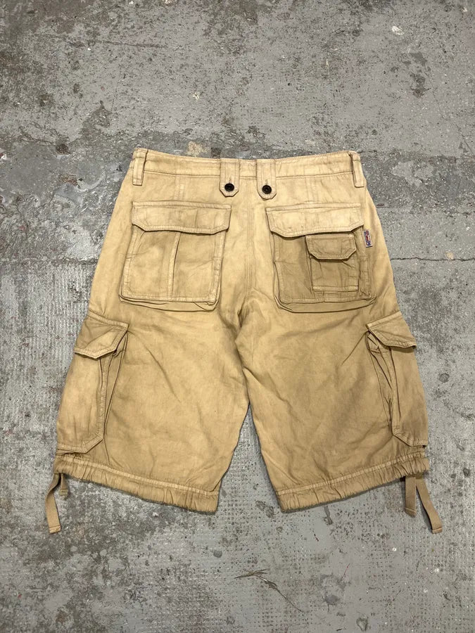 FW2006 Dolce & Gabbana Beige Multi Pockets Cargo Short gECIDGV 6