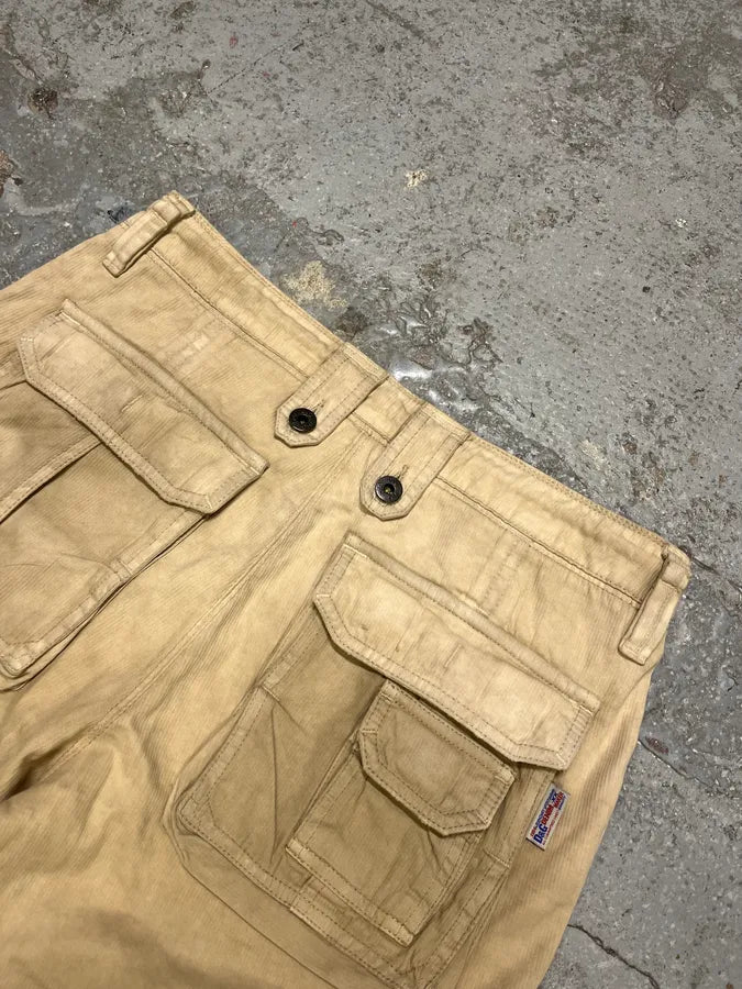 FW2006 Dolce & Gabbana Beige Multi Pockets Cargo Short gECIDGV 8