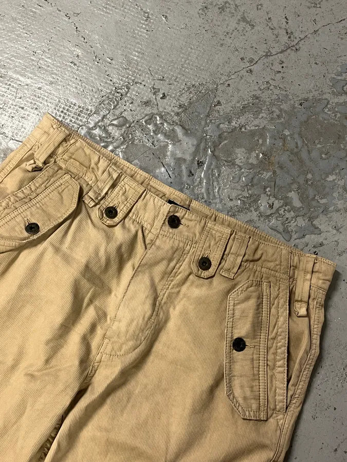 FW2006 Dolce & Gabbana Beige Multi Pockets Cargo Shorts ArZgDmB 5