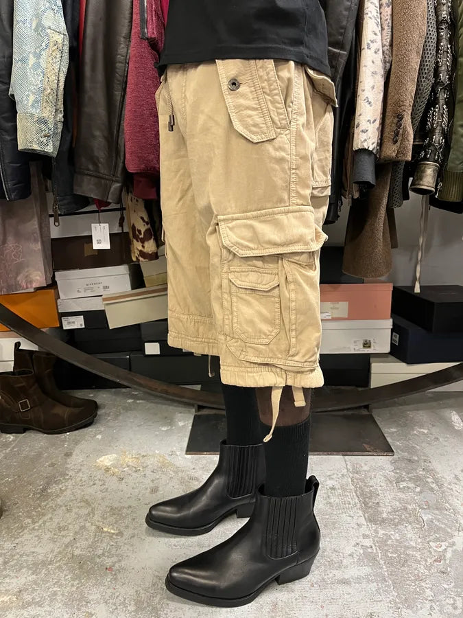 FW2006 Dolce & Gabbana Beige Multi Pockets Cargo Shorts ArZgDmB 2