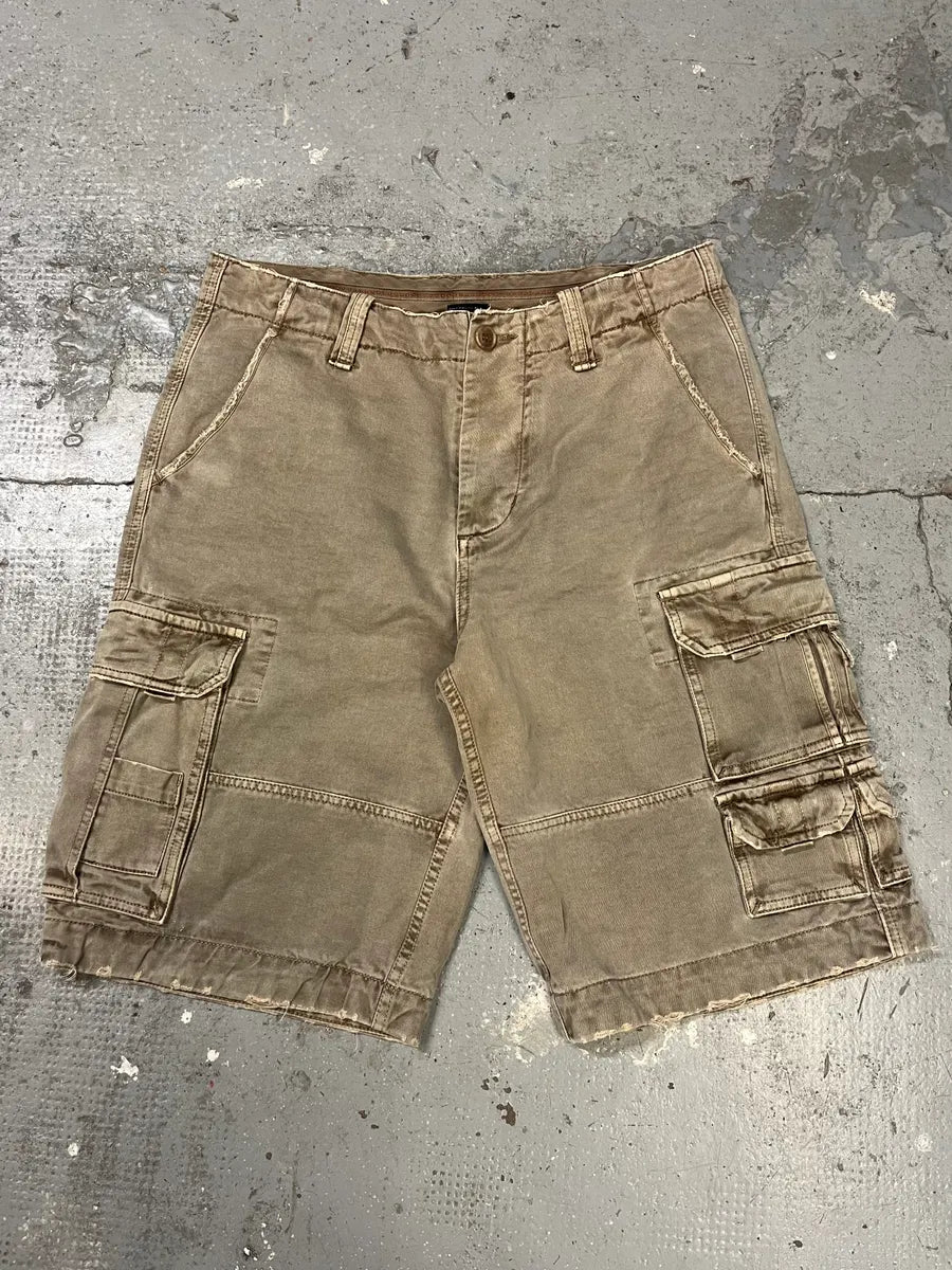 FW2006 Dolce & Gabbana Beige Multi Pockets Cargo Shorts (L) KjfZxGH 0