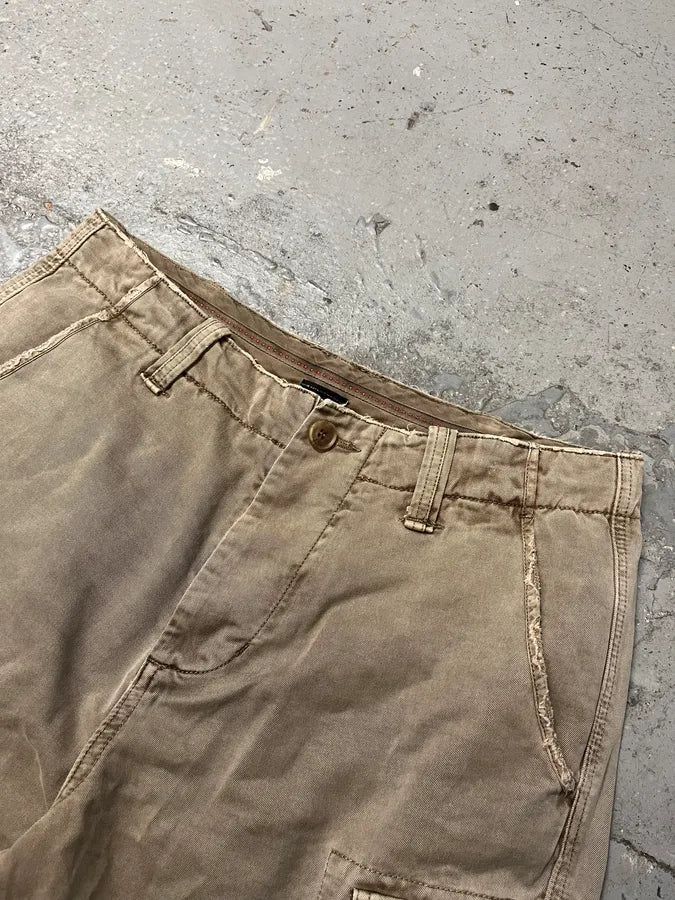 FW2006 Dolce & Gabbana Beige Multi Pockets Cargo Shorts (L) KjfZxGH 4