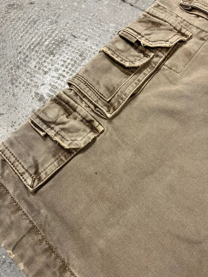 FW2006 Dolce & Gabbana Beige Multi Pockets Cargo Shorts (L) KjfZxGH 9