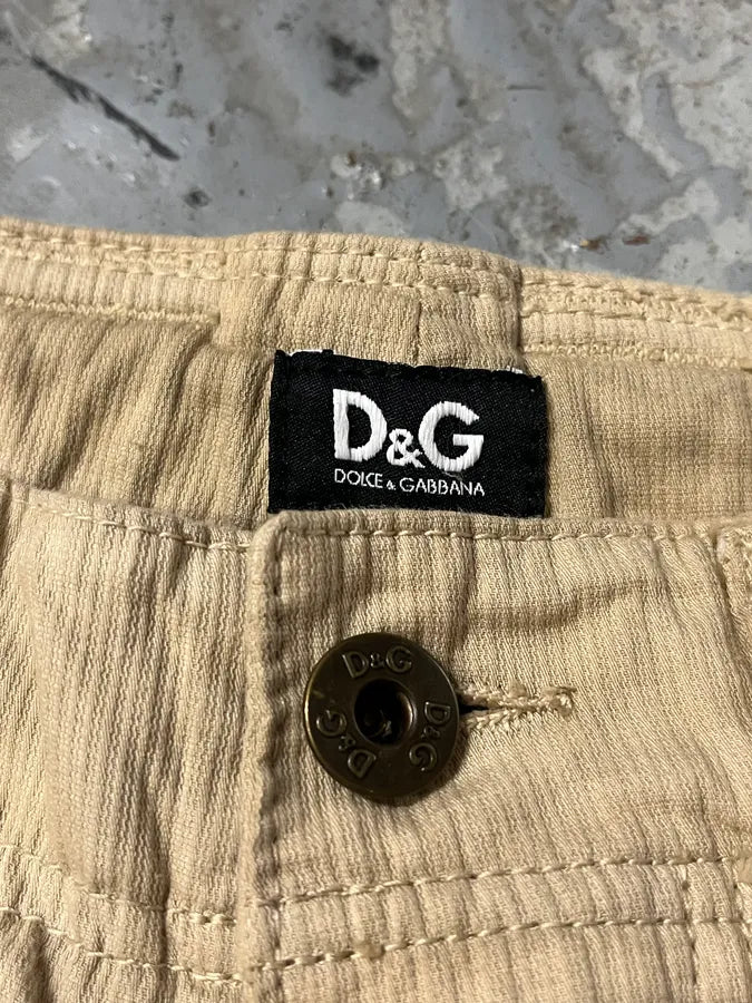 FW2006 Dolce & Gabbana Beige Multi Pockets Cargo Shorts ArZgDmB 11
