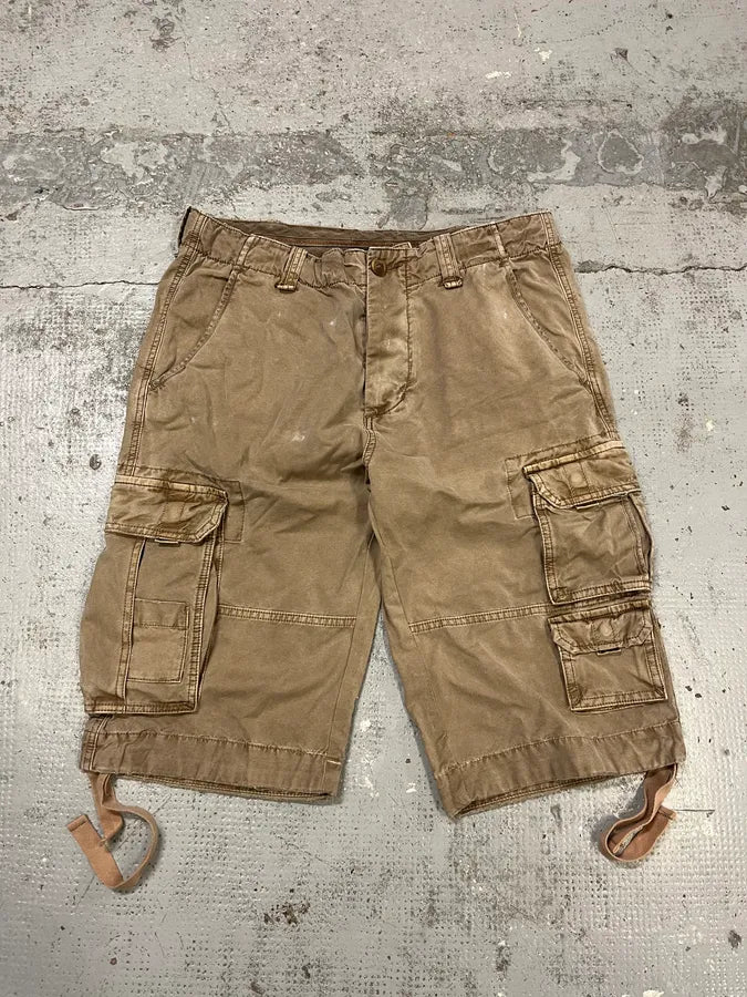 FW2006 Dolce & Gabbana Beige Multi Pockets Cargo Shorts QzsXIZT 3