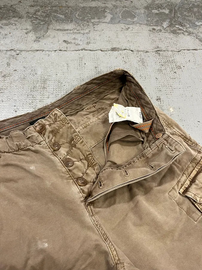 FW2006 Dolce & Gabbana Beige Multi Pockets Cargo Shorts QzsXIZT 9