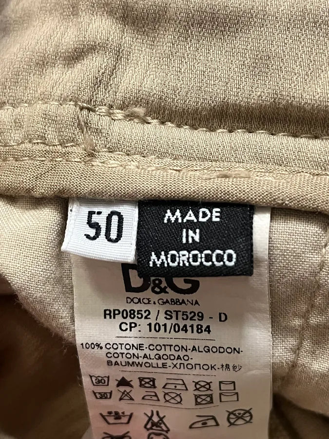 FW2006 Dolce & Gabbana Beige Multi Pockets Cargo Shorts ArZgDmB 10