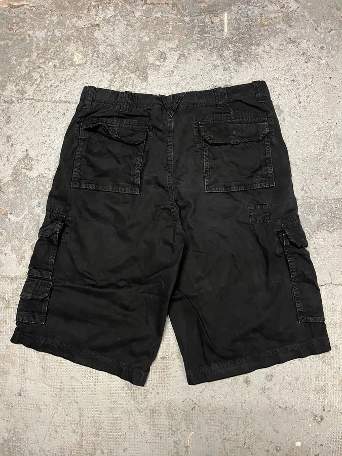 FW2006 Dolce & Gabbana Black Multi Pockets Cargo Shorts (XL) GqRASWF 6