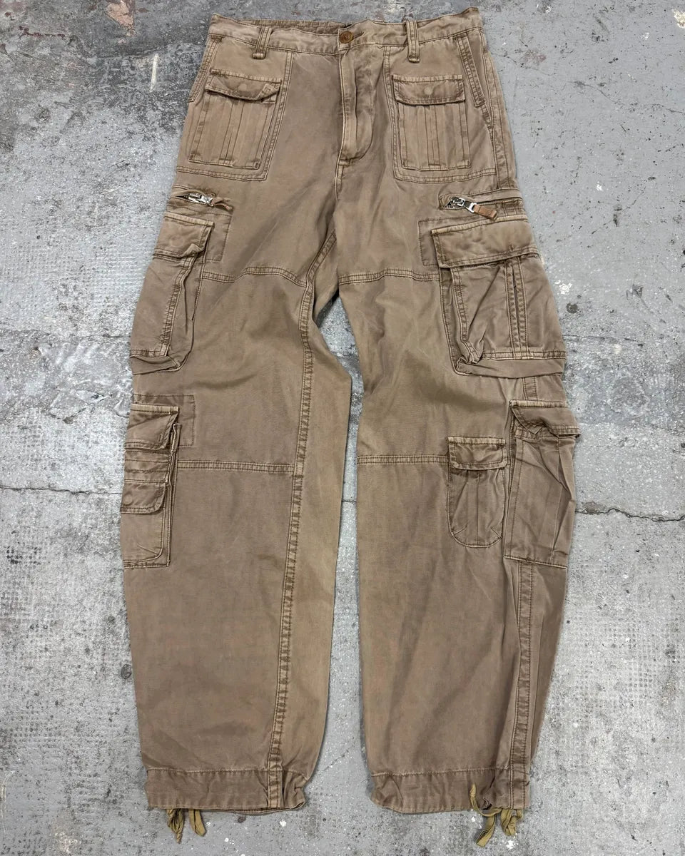 FW2006 Dolce & Gabbana Cargo Beige Army Pants (M) 0