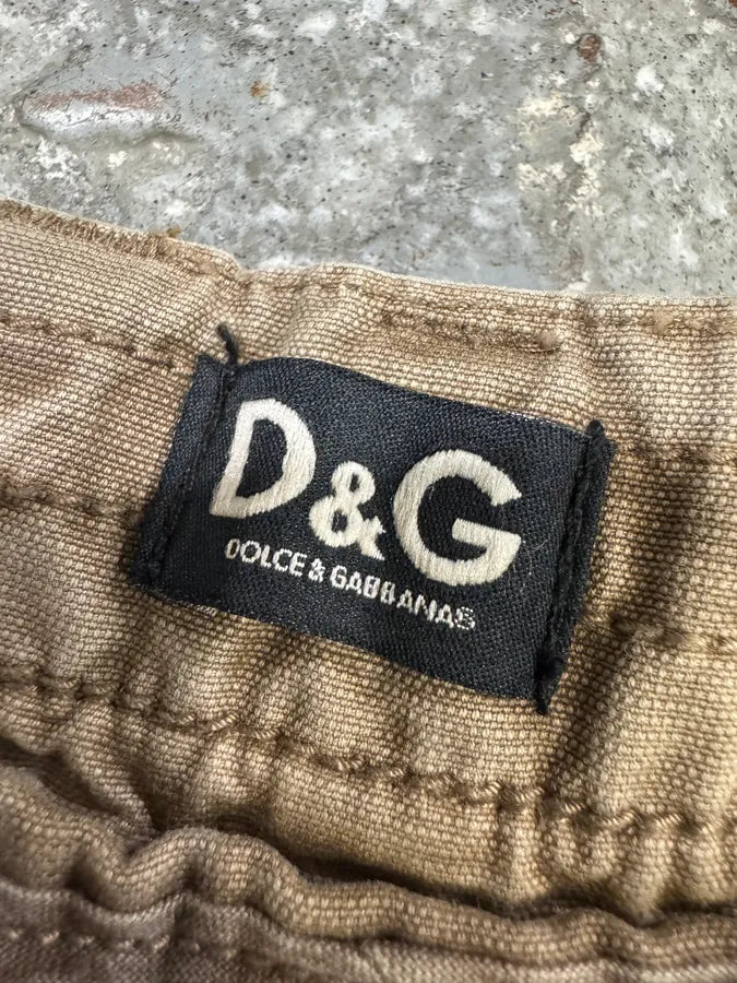 FW2006 Dolce & Gabbana Cargo Beige Army Pants (M) 10