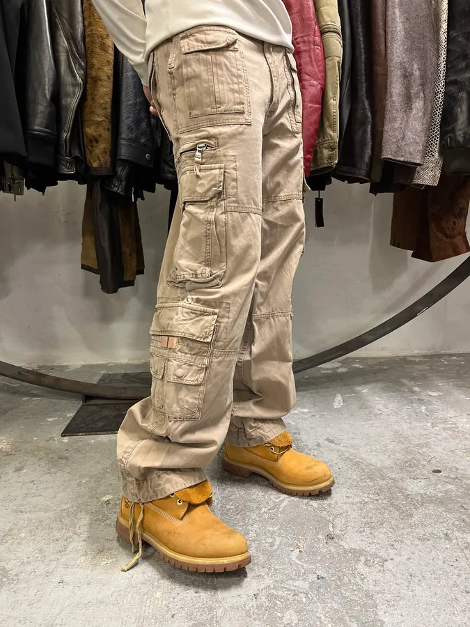 FW2006 Dolce & Gabbana Cargo Beige Army Pants (M) 2