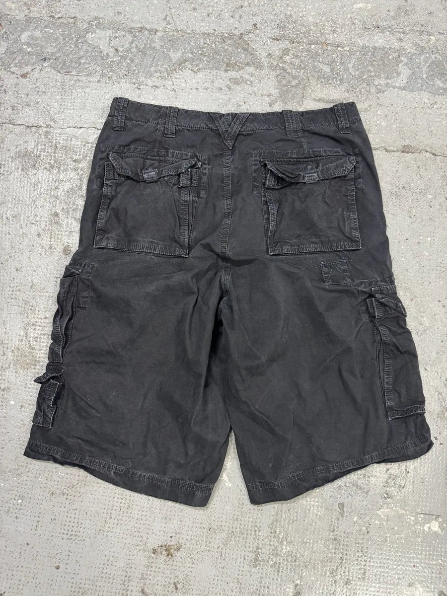 FW2006 Dolce & Gabbana Multi Pockets Black Cargo Shorts (M/L) OwvbIfb 4