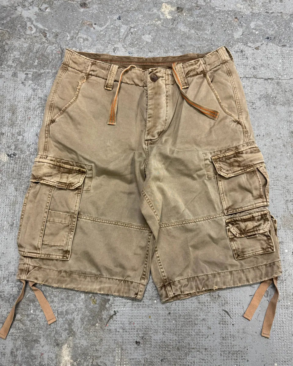 FW2006 Dolce & Gabbana Multi Pockets Cargo Beige Shorts (L) INVPZlo 0
