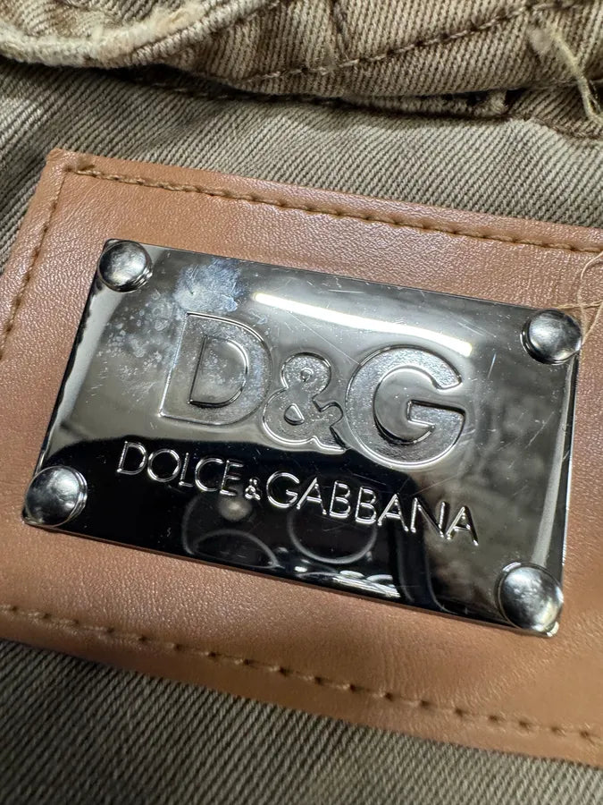 FW2006 Dolce & Gabbana Multi Pockets Cargo Beige Shorts (L) INVPZlo 12