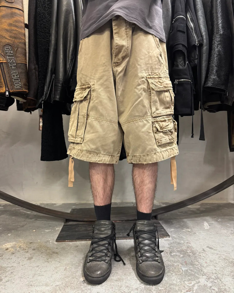 FW2006 Dolce & Gabbana Multi Pockets Cargo Beige Shorts (L) INVPZlo 2
