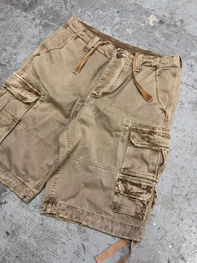 FW2006 Dolce & Gabbana Multi Pockets Cargo Beige Shorts (L) INVPZlo 3