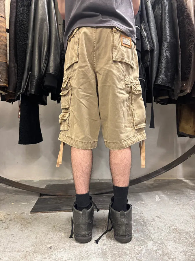 FW2006 Dolce & Gabbana Multi Pockets Cargo Beige Shorts (L) INVPZlo 5