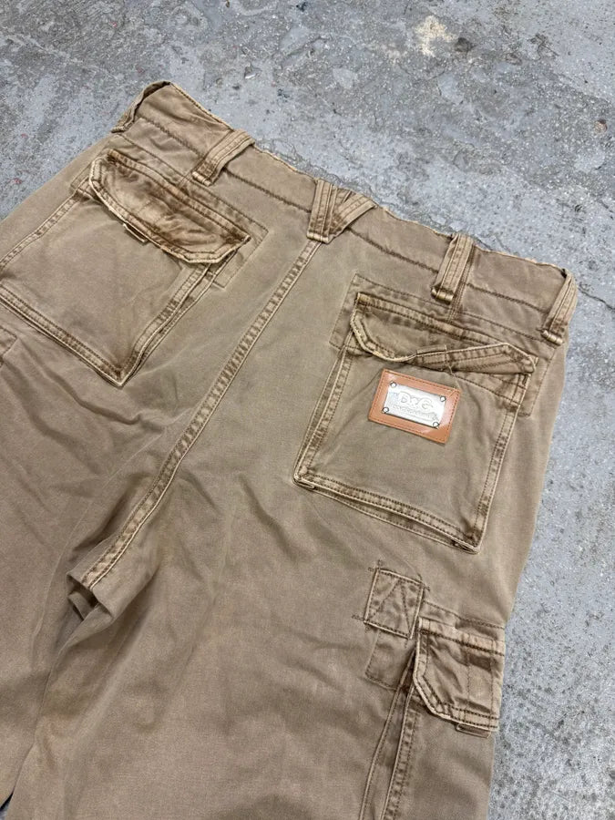 FW2006 Dolce & Gabbana Multi Pockets Cargo Beige Shorts (L) INVPZlo 6