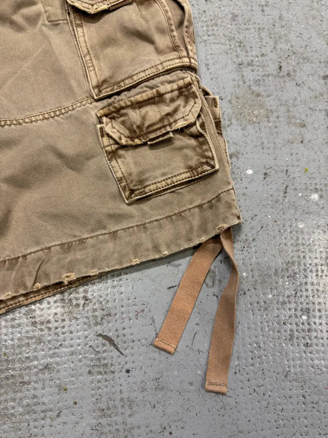 FW2006 Dolce & Gabbana Multi Pockets Cargo Beige Shorts (L) INVPZlo 7