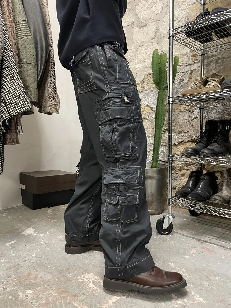 FW2006 Dolce & Gabbana Multi Pockets Cargo Navy (L) 0