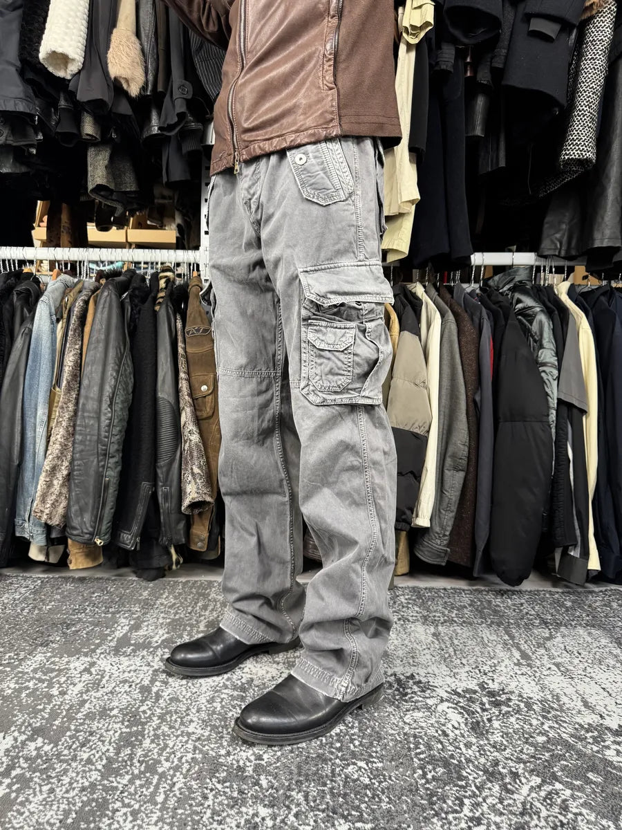 FW2006 Dolce & Gabbana Multi Pockets Grey Cargo Pants NsdVxxI 0