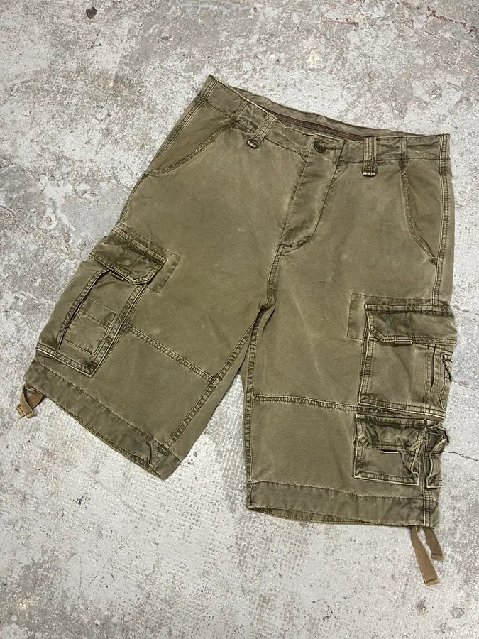 FW2006 Dolce & Gabbana Multi Pockets Olive Cargo Shorts XIEAVsY 4