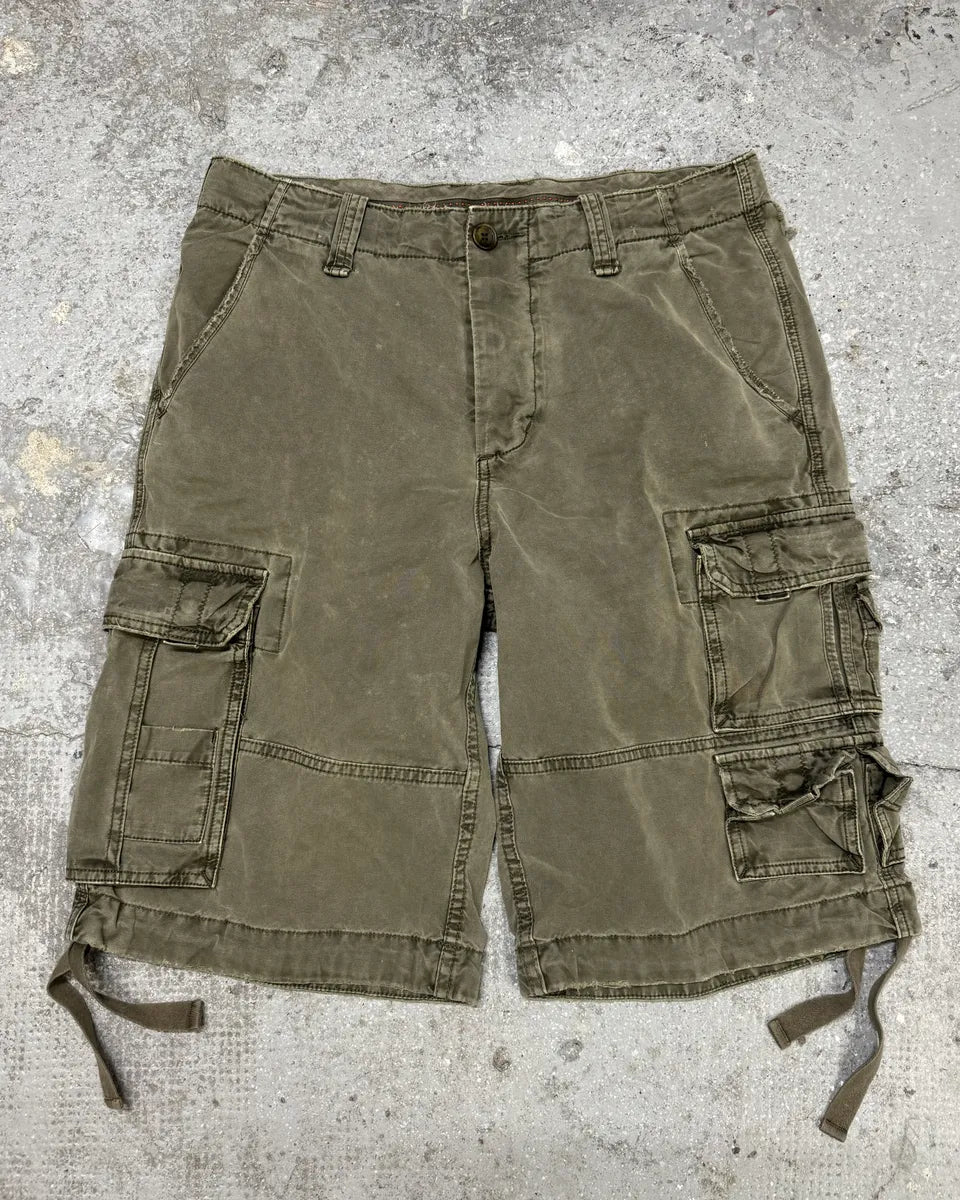 FW2006 Dolce & Gabbana Olive Cargo Shorts (M/L) WGSIhuA 0