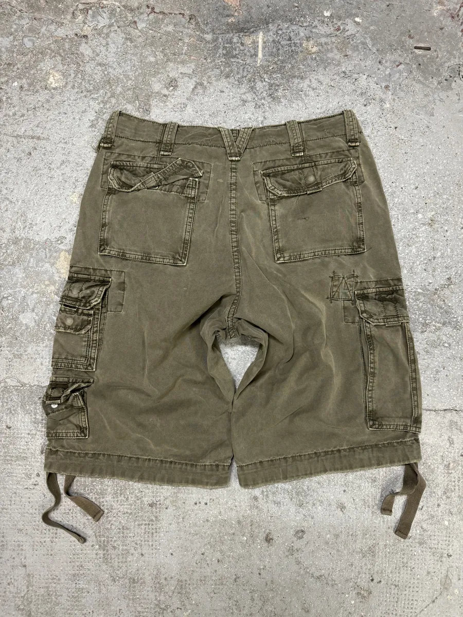 FW2006 Dolce & Gabbana Olive Cargo Shorts (M/L) WGSIhuA 1