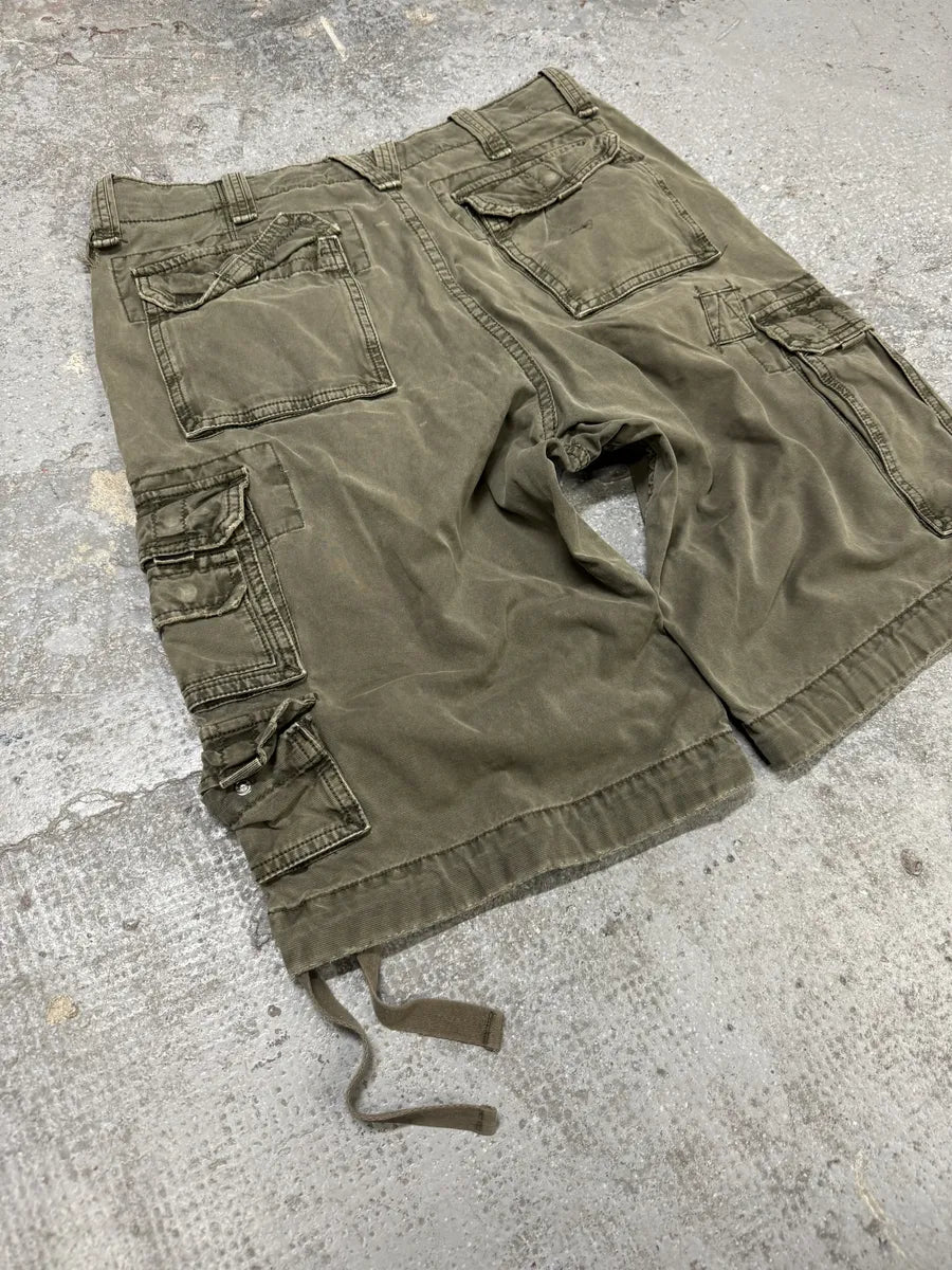 FW2006 Dolce & Gabbana Olive Cargo Shorts (M/L) WGSIhuA 2