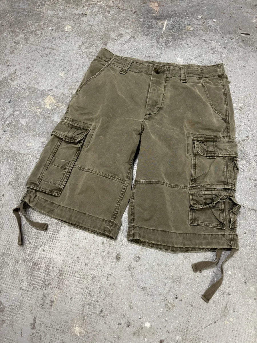 FW2006 Dolce & Gabbana Olive Cargo Shorts (M/L) WGSIhuA 3