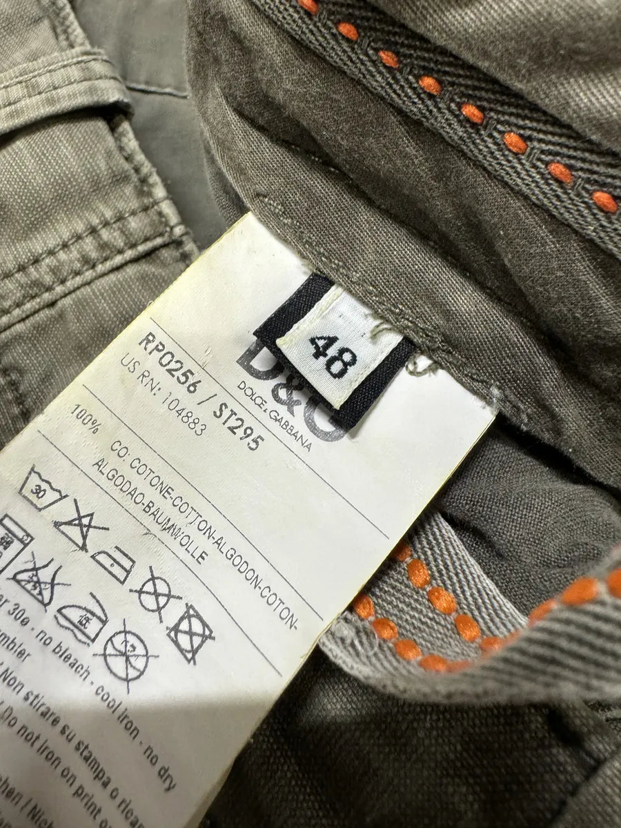 FW2006 Dolce & Gabbana Olive Cargo Shorts (M/L) WGSIhuA 5