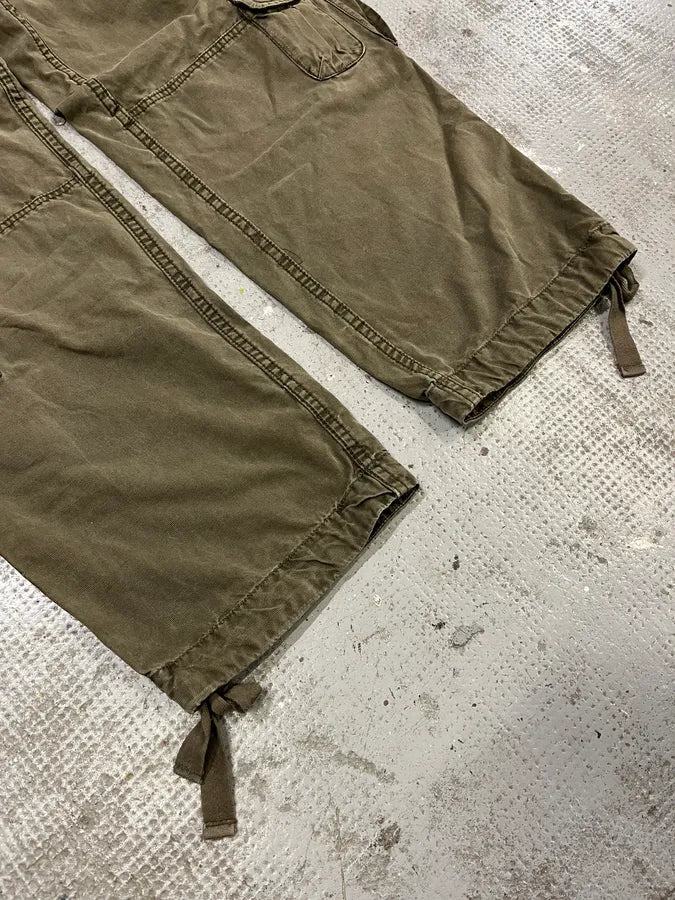 FW2006 Dolce & Gabbana Olive Multi Pockets Cargo Pants (L) KCTxzbh 7