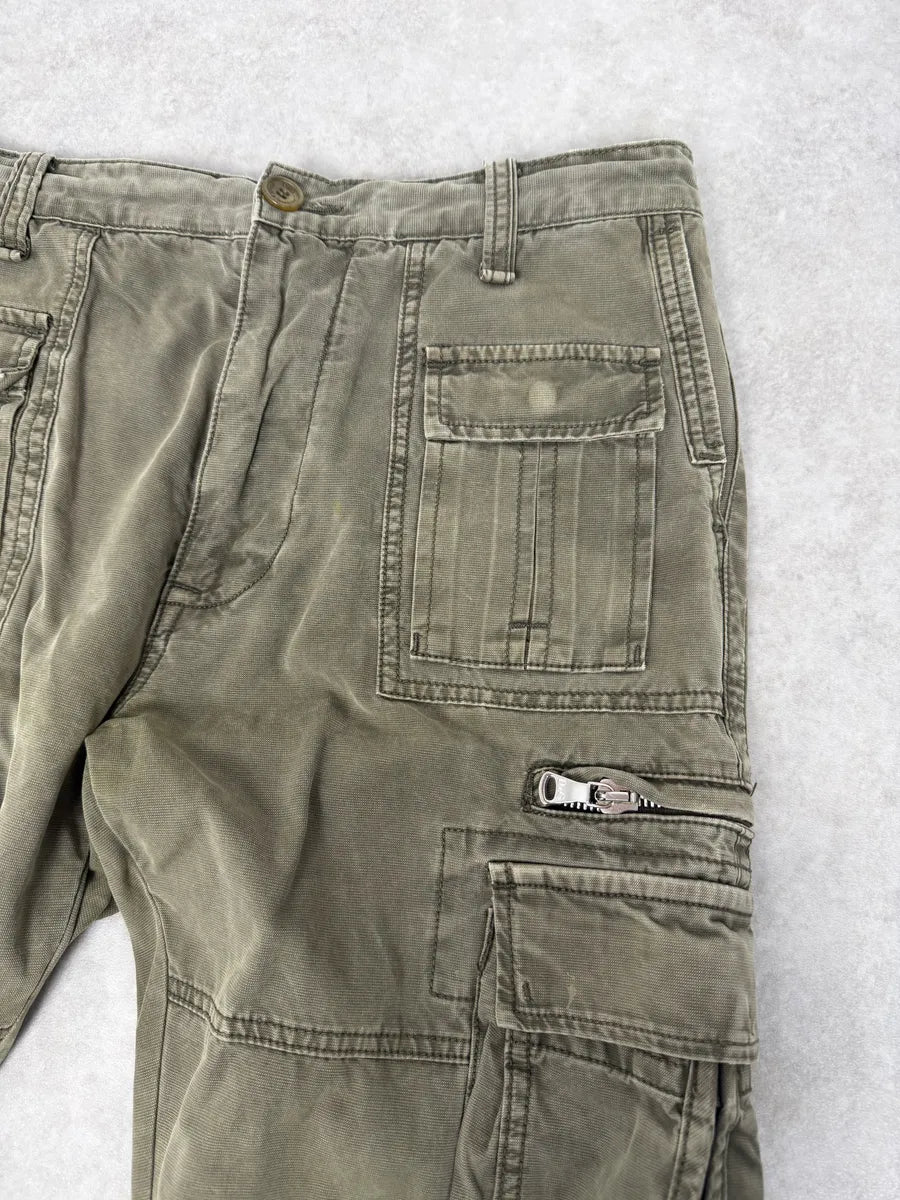 FW2006 Dolce & Gabbana Olive Multi Pockets Cargo Pants NAvenDF 8
