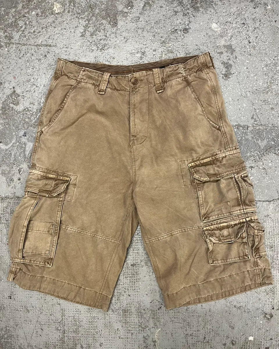 FW2006 Dolce & Gabbana Beige Multi Pockets Cargo Shorts (M/L) RymVfQx 0