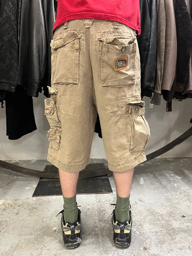 FW2006 Dolce & Gabbana Beige Multi Pockets Cargo Shorts (M/L) RymVfQx 3