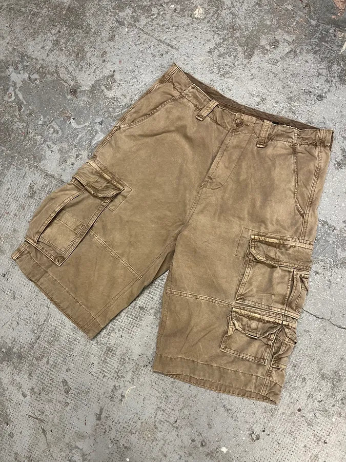 FW2006 Dolce & Gabbana Beige Multi Pockets Cargo Shorts (M/L) RymVfQx 4
