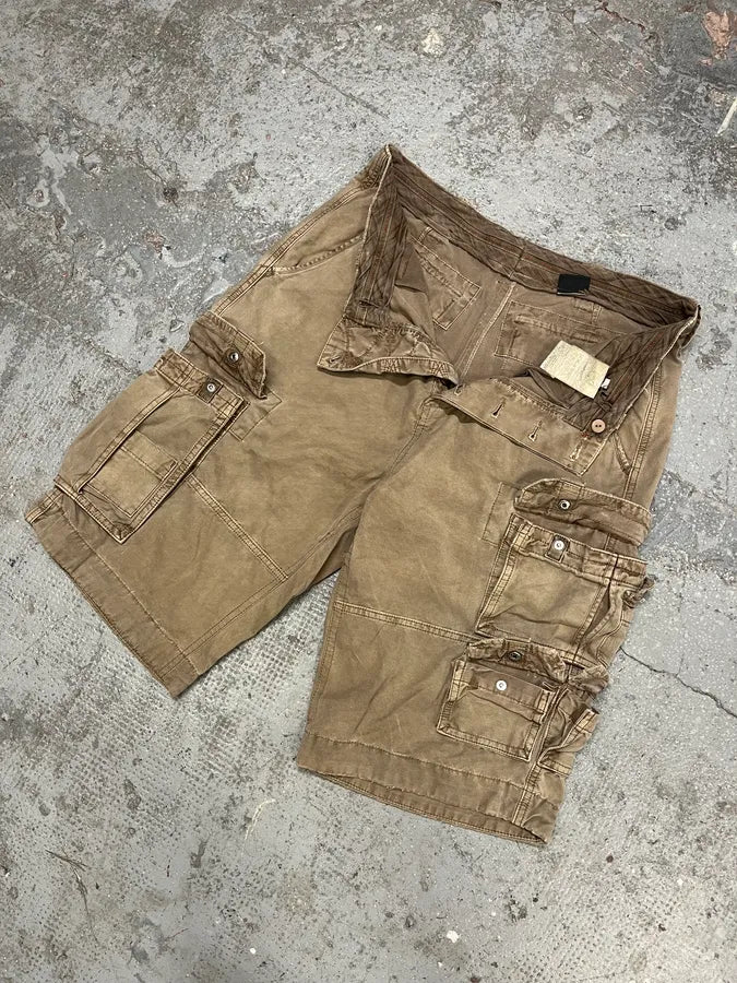 FW2006 Dolce & Gabbana Beige Multi Pockets Cargo Shorts (M/L) RymVfQx 5