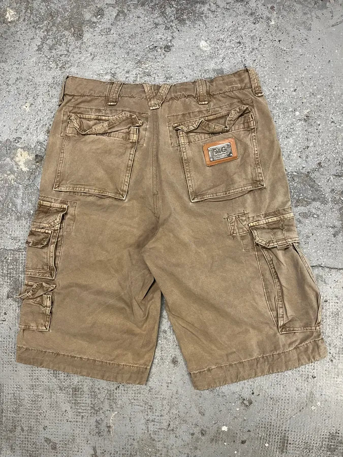 FW2006 Dolce & Gabbana Beige Multi Pockets Cargo Shorts (M/L) RymVfQx 6
