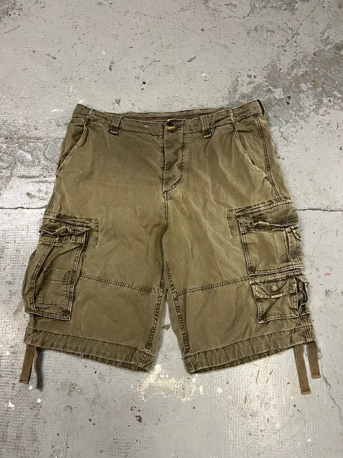 FW2006 Dolce & Gabbana Olive Multi Pockets Cargo Shorts (XL) crclaNW 1