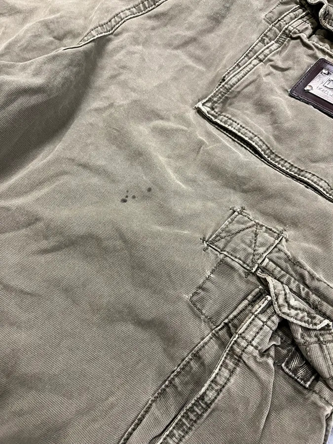 FW2006 Dolce & Gabbana Olive Multi Pockets Cargo Shorts (XL) crclaNW 10