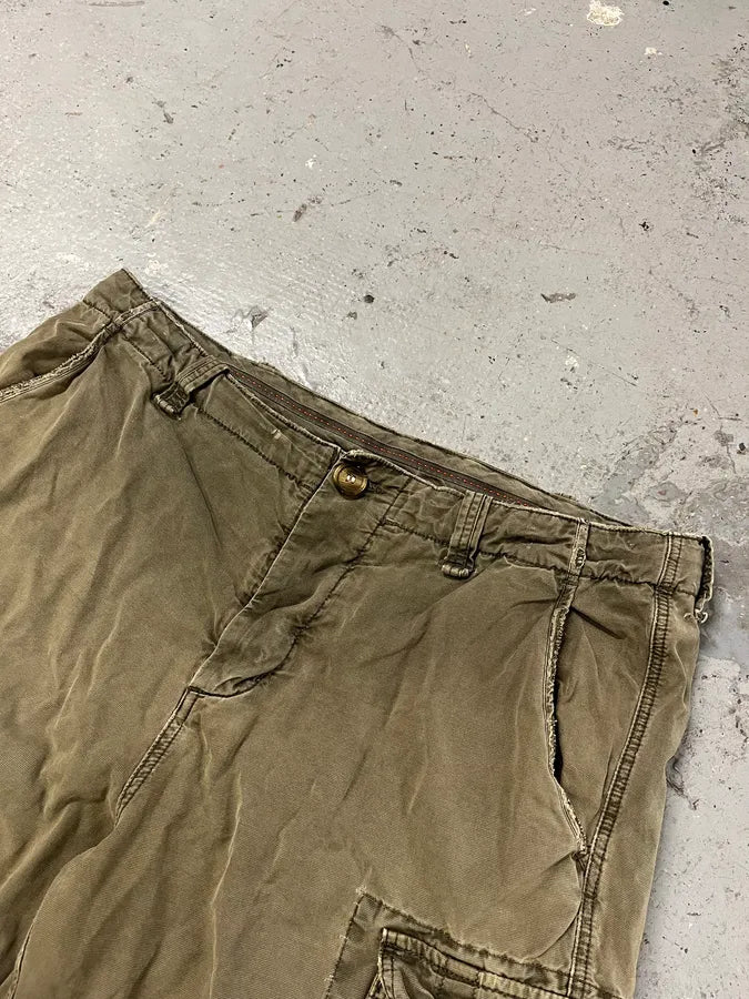 FW2006 Dolce & Gabbana Olive Multi Pockets Cargo Shorts (XL) crclaNW 4