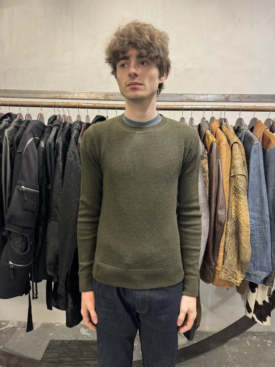 FW2006 Dolce & Gabbana Olive Premium Sweater (S) 2