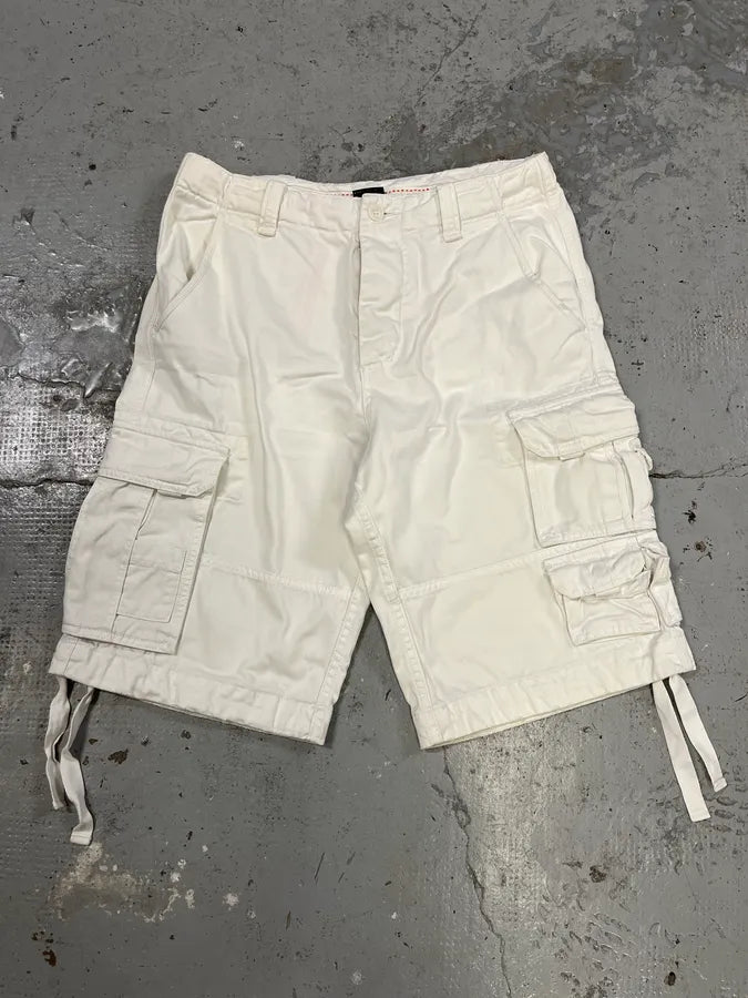 FW2006 Dolce & Gabbana White Multi Pockets Cargo Shorts aEOXeBj 0