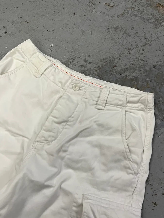 FW2006 Dolce & Gabbana White Multi Pockets Cargo Shorts aEOXeBj 4
