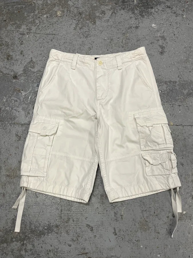 FW2006 Dolce & Gabbana White Multi Pockets Cargo Shorts HWkZvEw 1