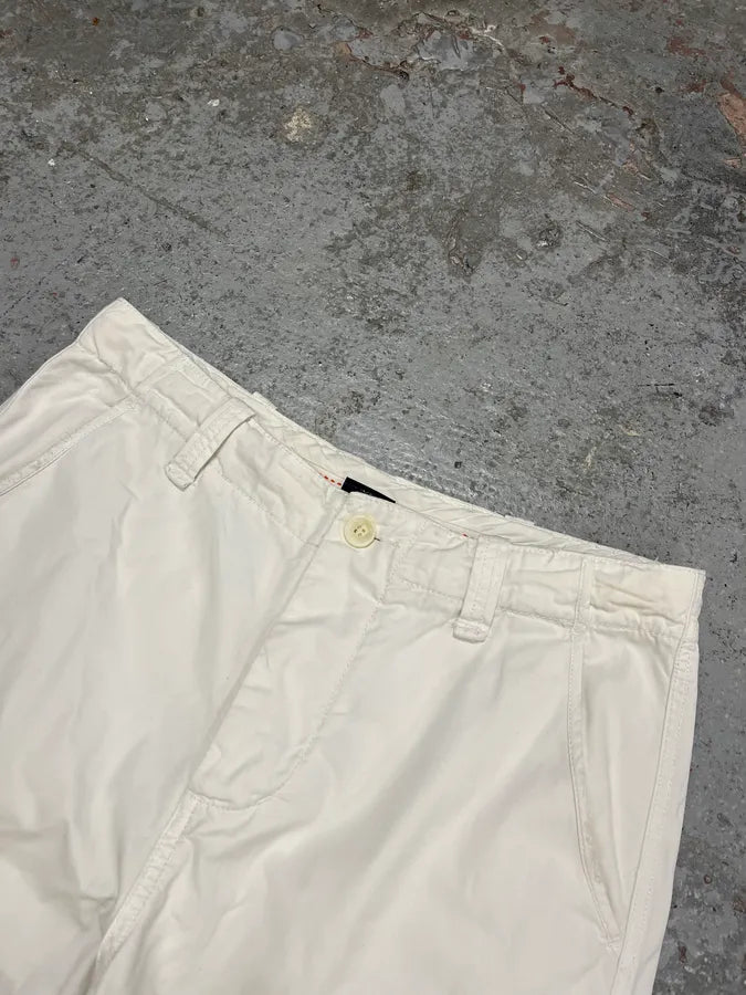 FW2006 Dolce & Gabbana White Multi Pockets Cargo Shorts HWkZvEw 4