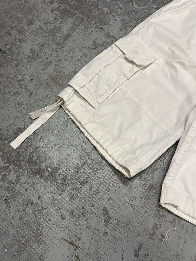 FW2006 Dolce & Gabbana White Multi Pockets Cargo Shorts HWkZvEw 5