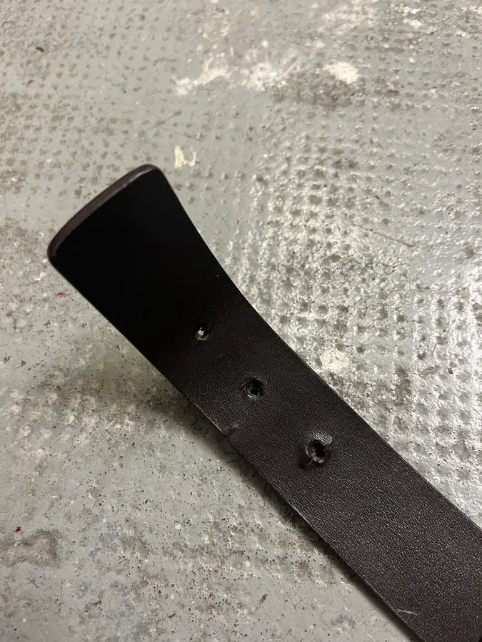 FW2006 Gucci Black Obscure Bamboo Leather Belt (OS) VjjKuJv 10