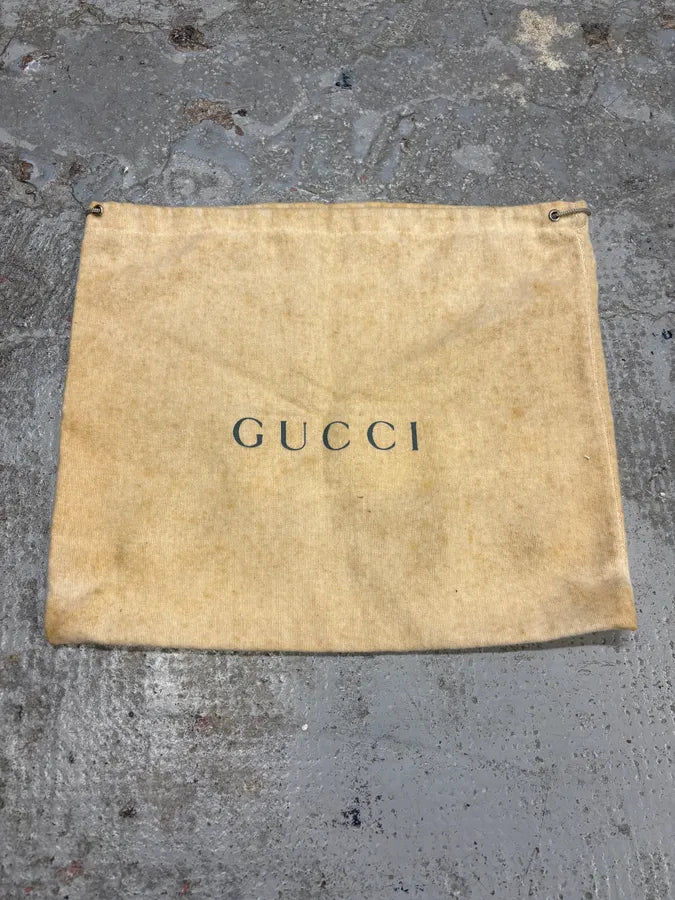 FW2006 Gucci Black Suede Bamboo Handle Bag jLqhXAT 13